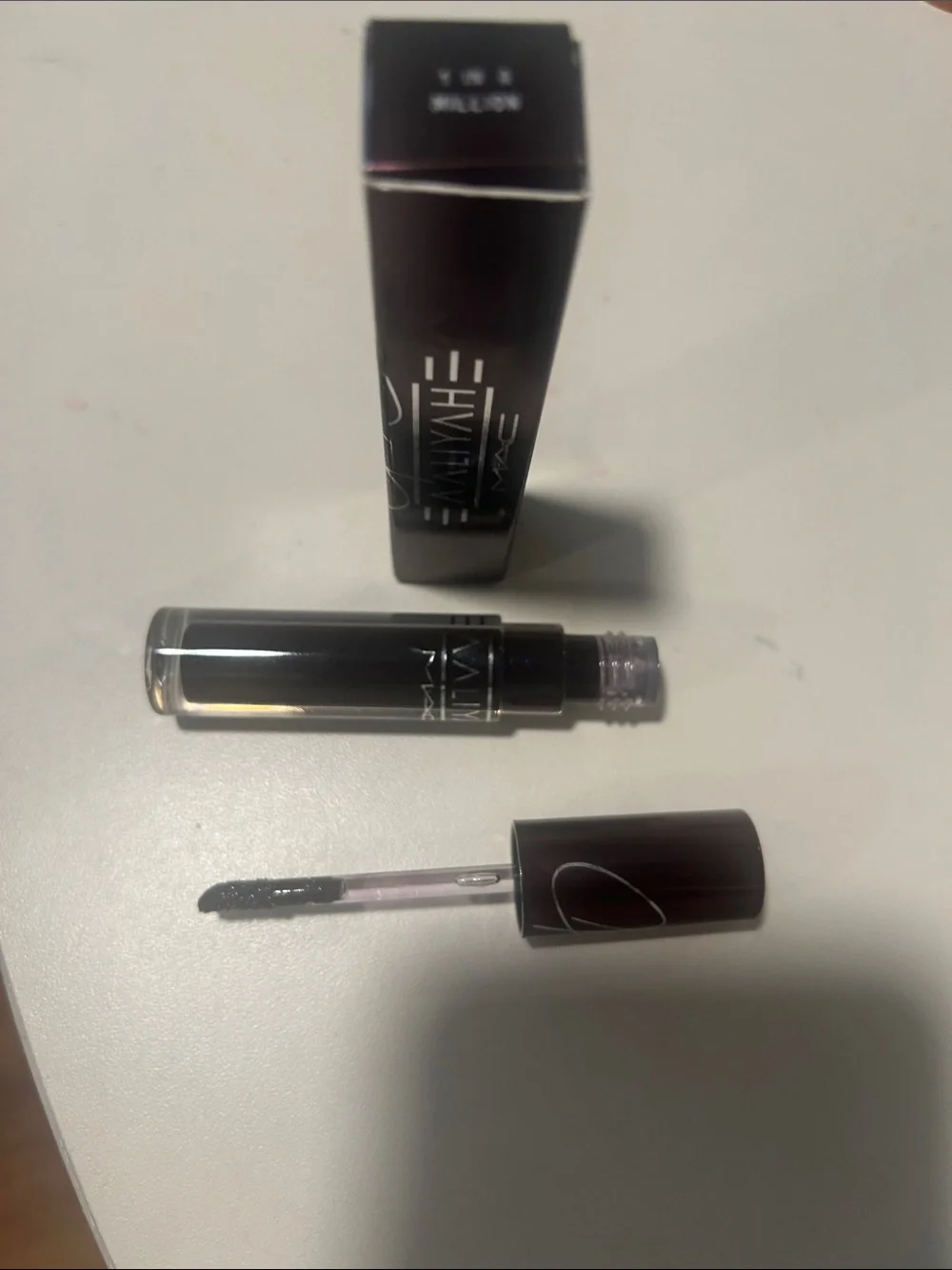 *REASONABLE OFFERS* MAC Cosmetics AALIYAH Lipglass Gloss - Deep Plum Black Shine